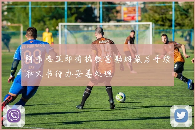 阿韦洛亚即将执教富勒姆最后手续和文书待办妥善处理